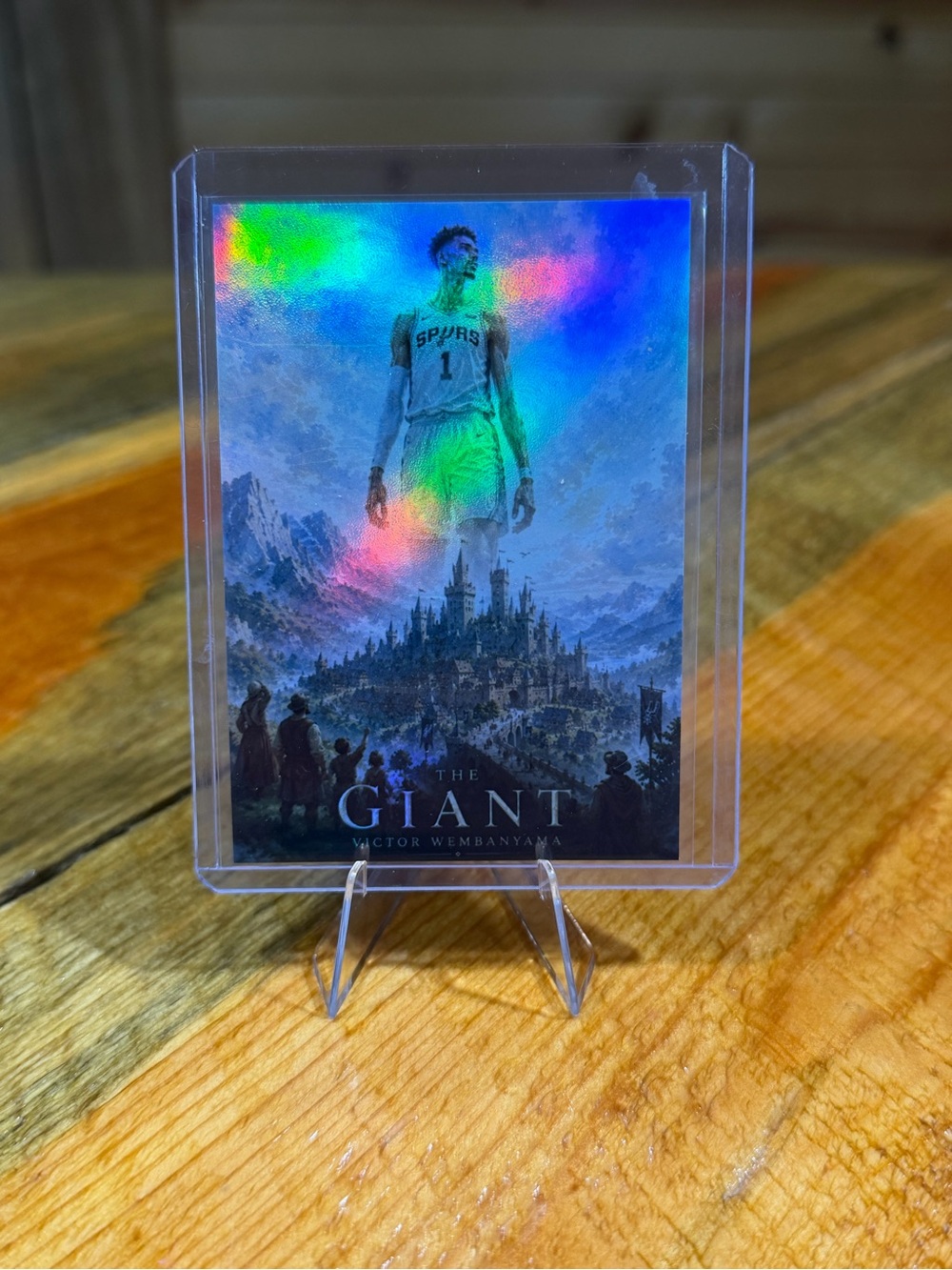 Victor Wembanyama San Antonio Spurs ‘The Giant’ Custom Basketball Card